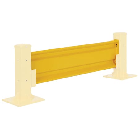 Global Industrial Protective Rail Barrier 4 Ft. Rail, Brackets Sold Separately 436724